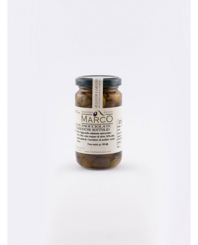 Olive snocciolate sott'olio 180 g