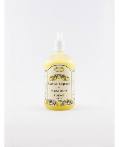 Sapone liquido olio di oliva e limone 500 ml