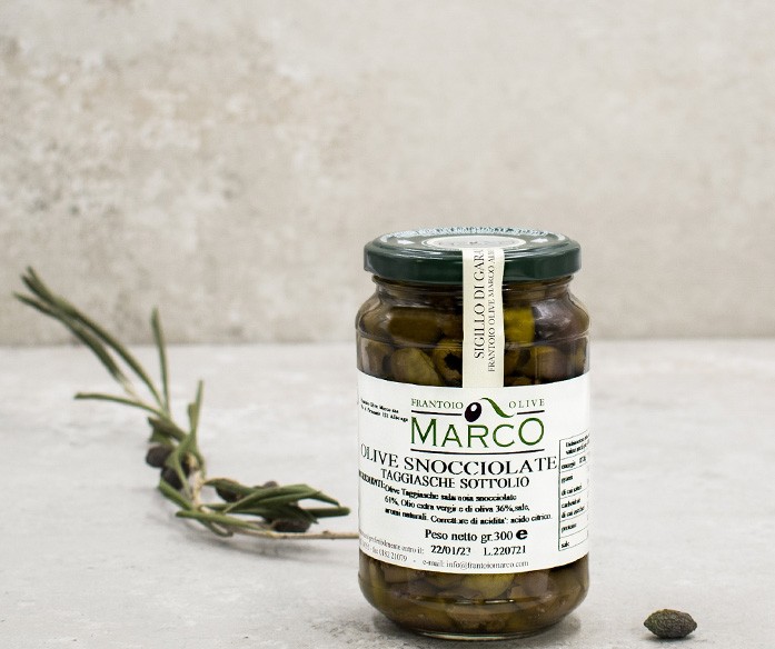 Olive snocciolate sott’olio: tutto il buono delle olive taggiasche!